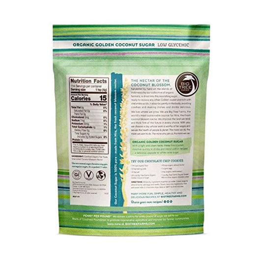 Big Tree Farms Organic Golden Coconut Sugar 454 g
