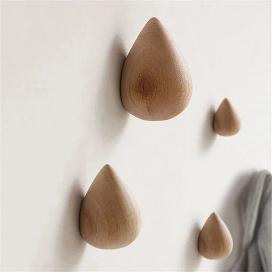 Surreal Raindrop Wood Wall körpernah Hook