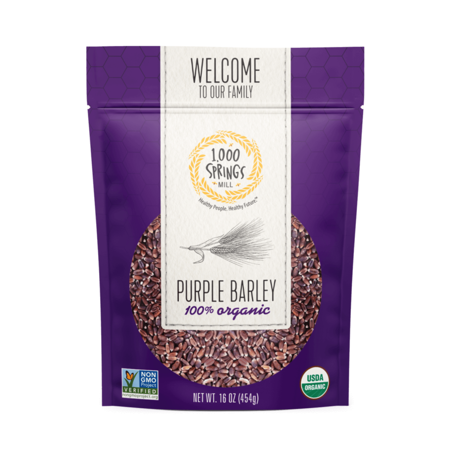 1000 Springs Mill Organic Purple Gerste 454 g