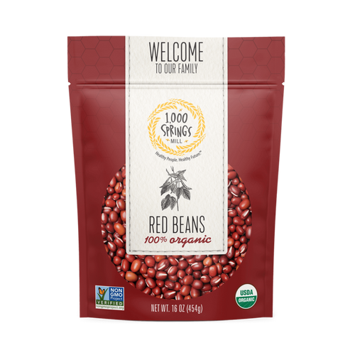 1000 Springs Mill Organic Rot Beans 454 g