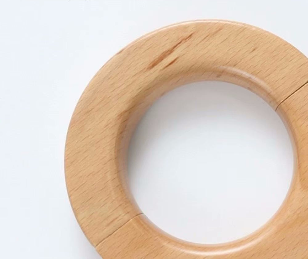 Magnetringe aus Holz Vorhang Halten Magnetringen 2er-Set
