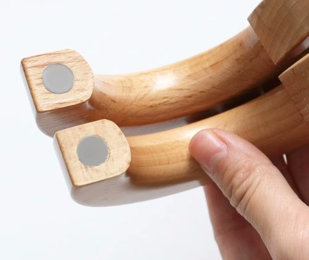 Magnetringe aus Holz Vorhang Halten Magnetringen 2er-Set