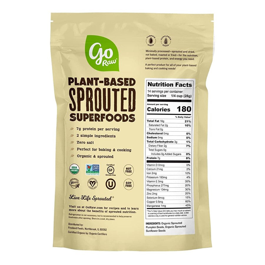 Go Raw Sprouted Organic Super Simple Seeds Zero Salt 397 g