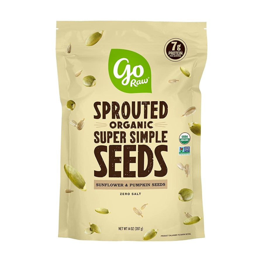 Go Raw Sprouted Organic Super Simple Seeds Zero Salt 397 g