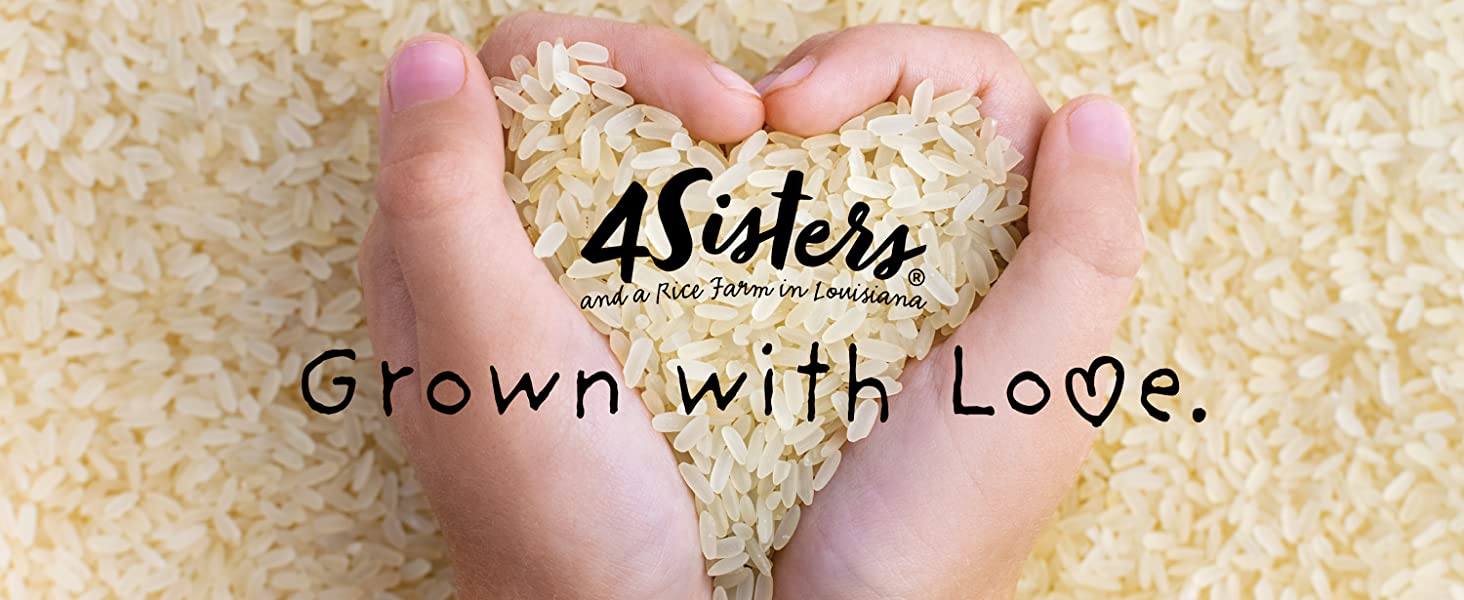 4 Schwestern Extra Langkorn Organic Weiß Rice 907 g