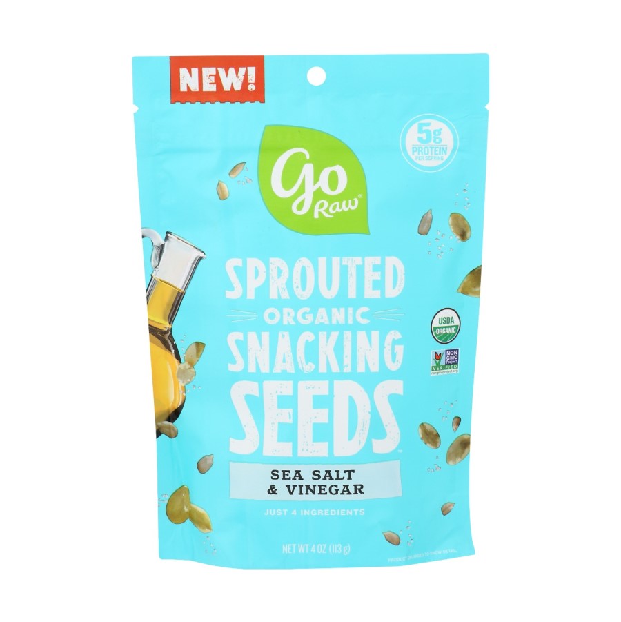Go Raw Sprouted Organic Snacking Seeds Sea Salt & Essig 113 g