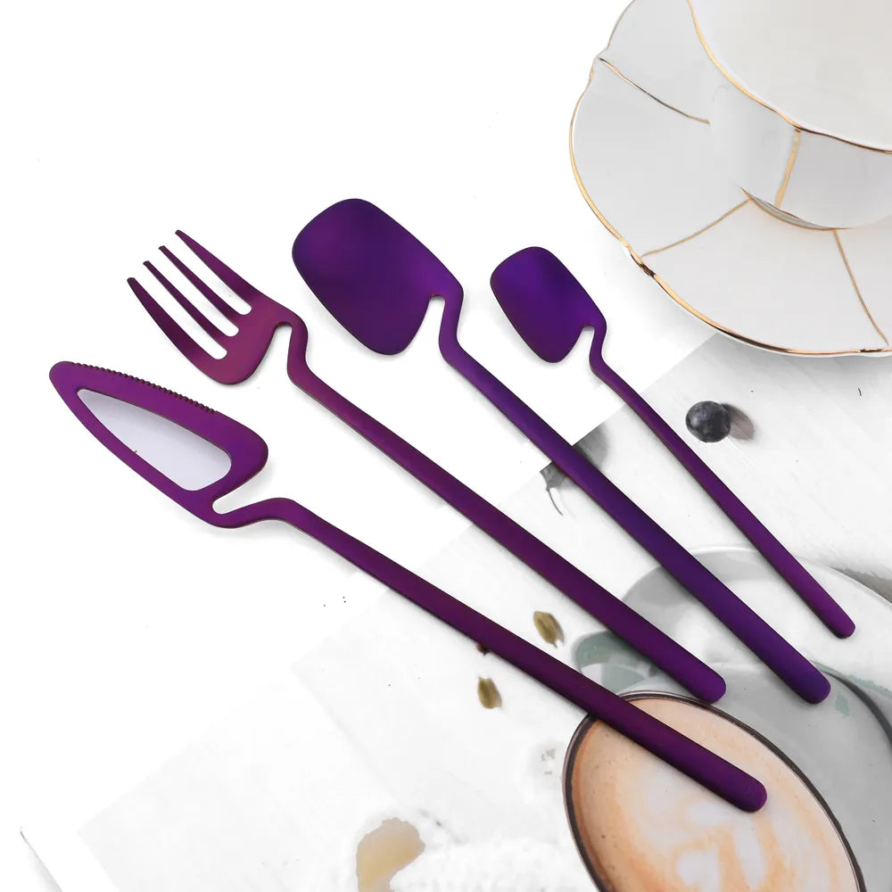 Surreale Edelstahl-Flatware 16-teiliges Set