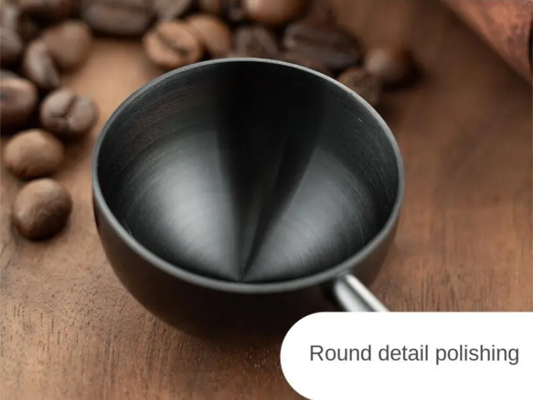 Luxus Barista Holz & Edelstahl Kaffee Scoops