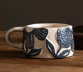 Organic Retro Craft Style Keramikbecher