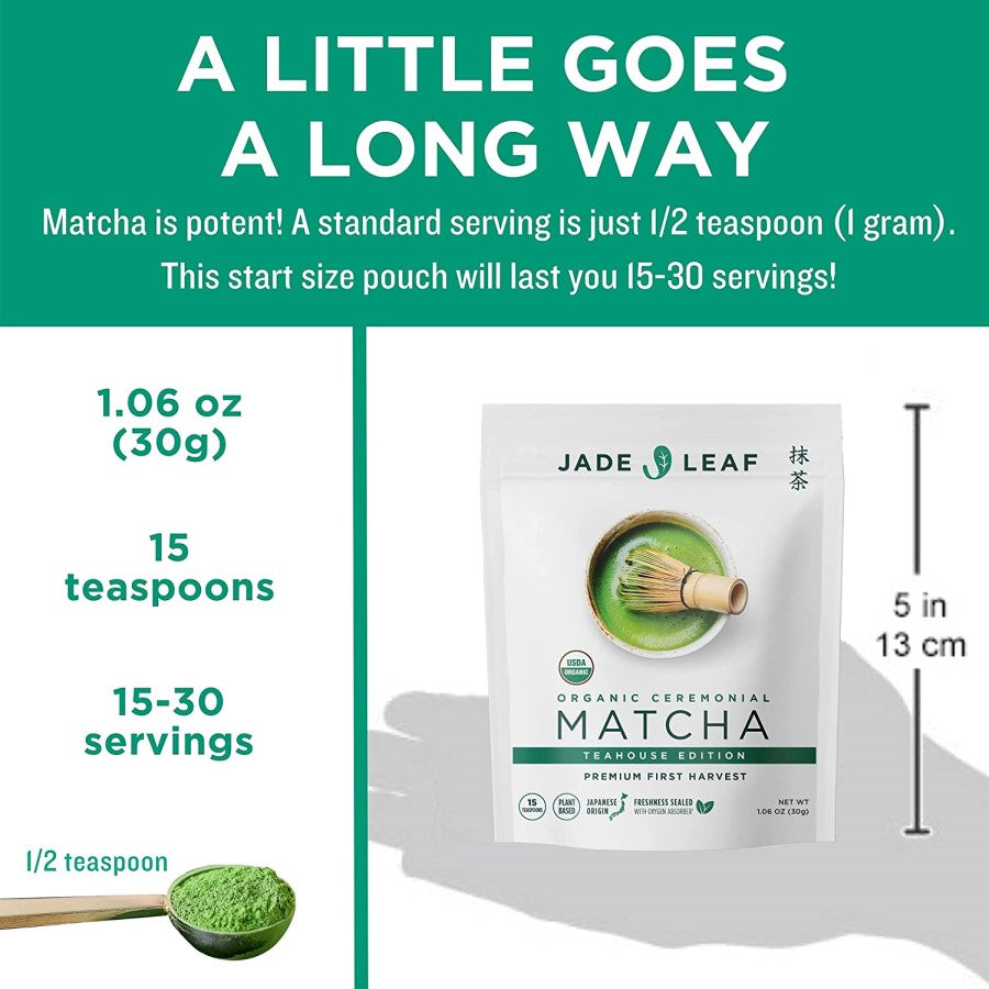 Jade Leaf Organic Ceremonial Matcha Premium 3 g
