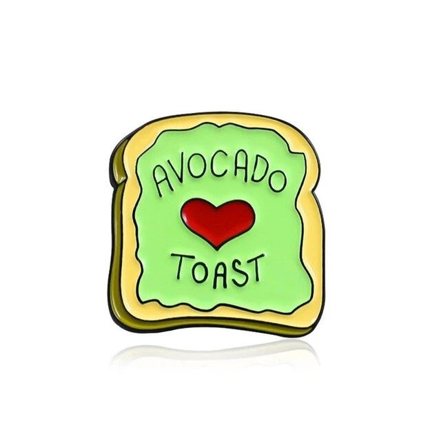 Avocado Toast Bunte Lapel Pin