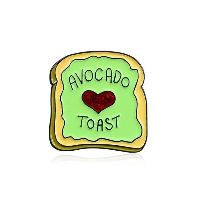 Avocado Toast Bunte Lapel Pin