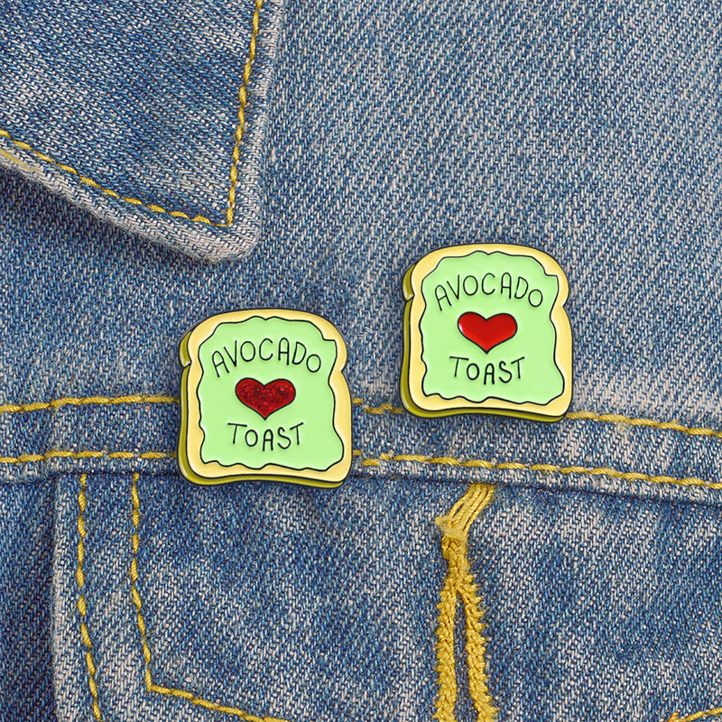 Avocado Toast Bunte Lapel Pin