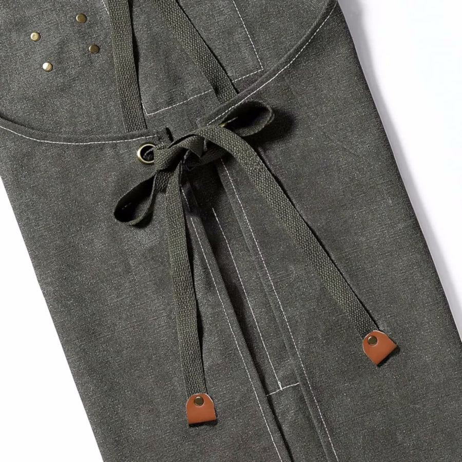 Cookout Style Baumwoll Canvas Küchenschürze mit Taschen