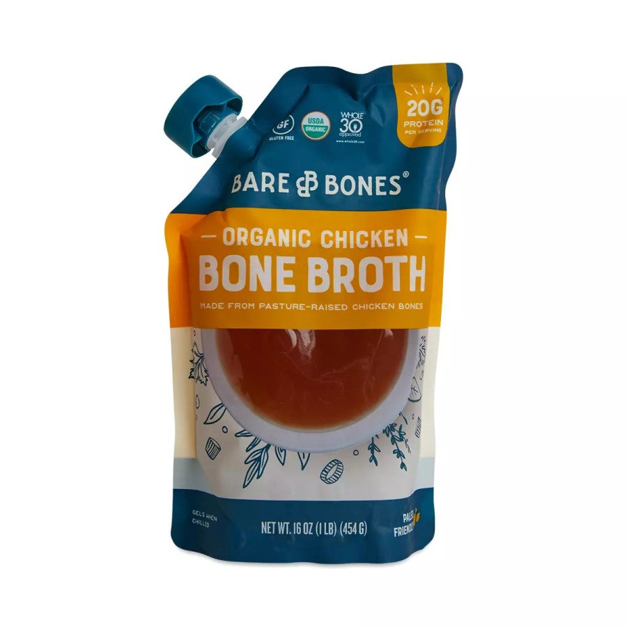 Bare Bones Organische Hühnerknochenbrühe 454 g