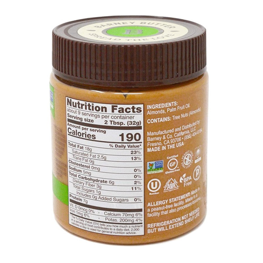 Barney Butter Bare Crunchy Mandelbutter 283 g