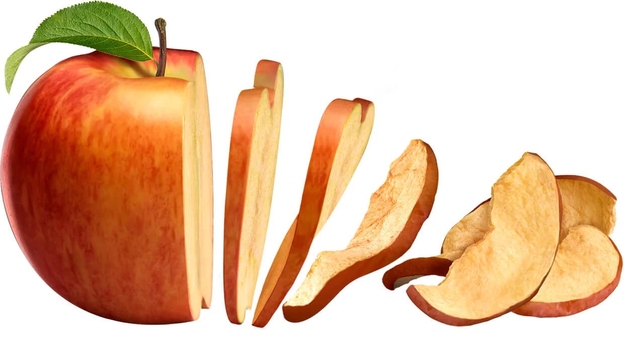 Bare Organic Fuji und Reds Apple Chips 85 g