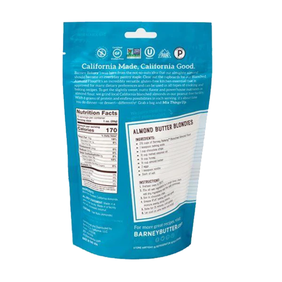 Barney Bakery Blanched Mandelmehl 369 g