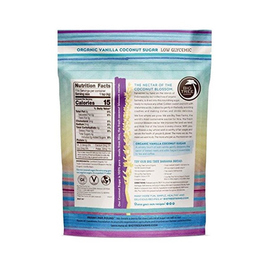 Big Tree Farms Organic Vanille Coconut Sugar 397 g