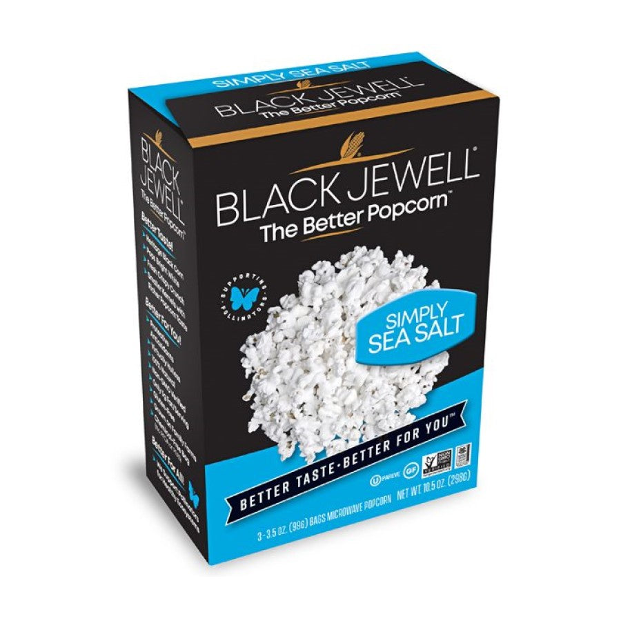 Schwarz Jewell Mikrowellen Popcorn Einfach Meersalz 298 g
