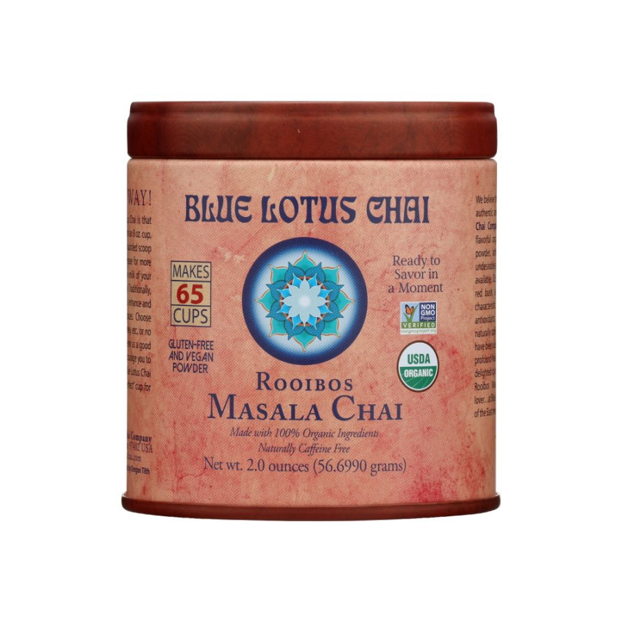 Blauer Lotus Chai Organischer Rooibos Masala Chai Tee 57 g