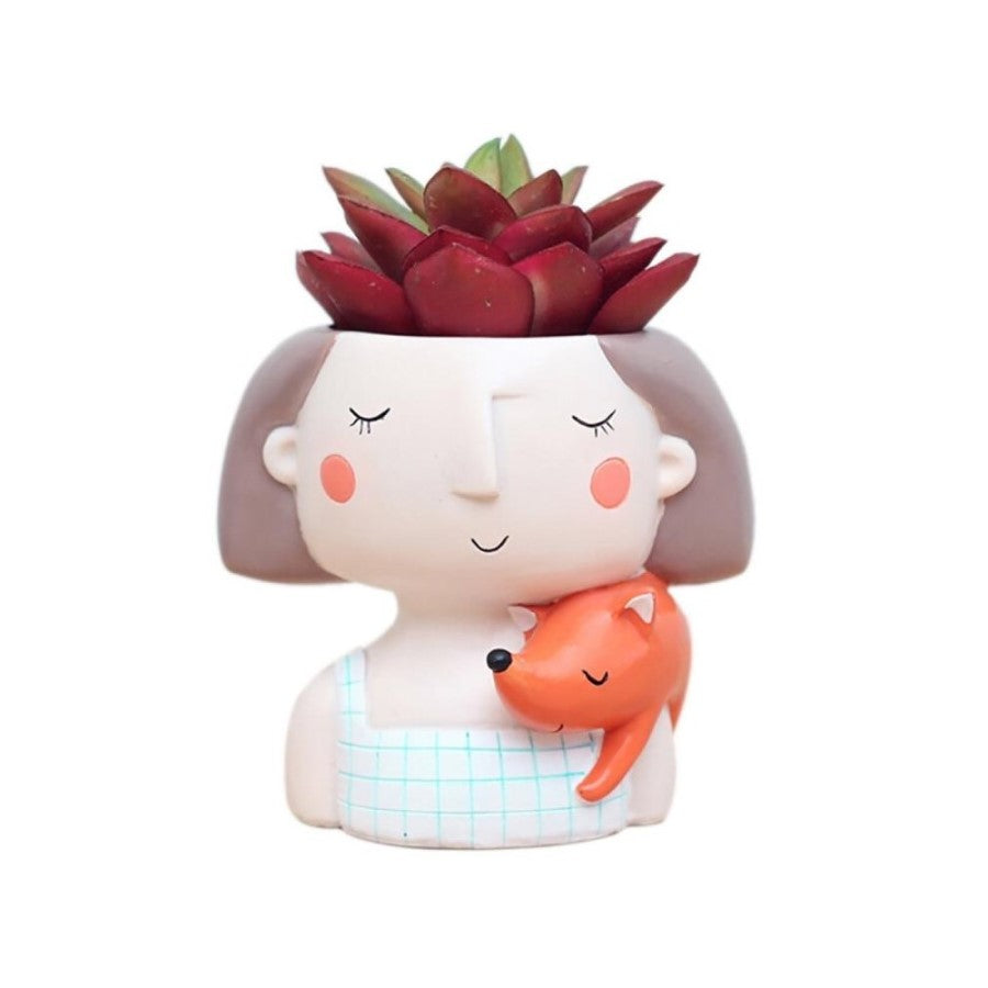 Pflanze Lady Mini Succulent Bonsai Cactus Planter Töpfe