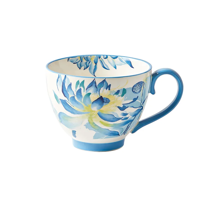 Aquarell Garten Stil Keramikbecher
