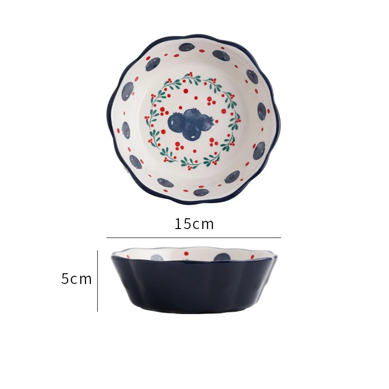 Cottage Vintage Style Fruchtige Keramikschalen