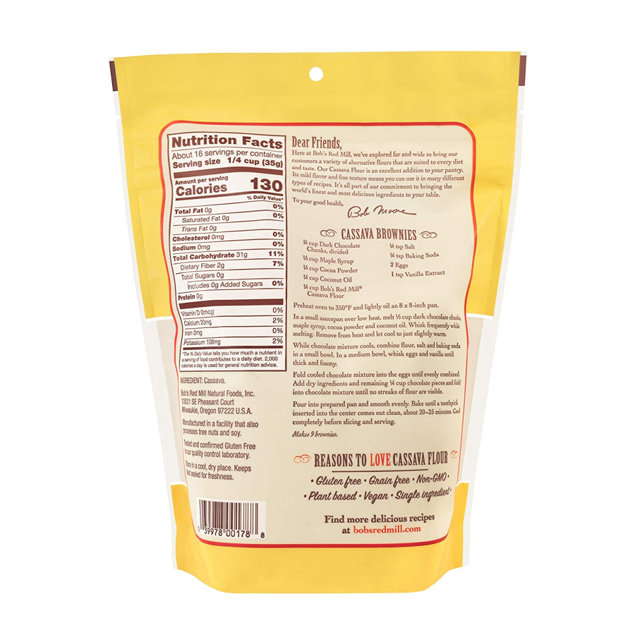 Bob's Rot Mill Cassava Flour 567 g