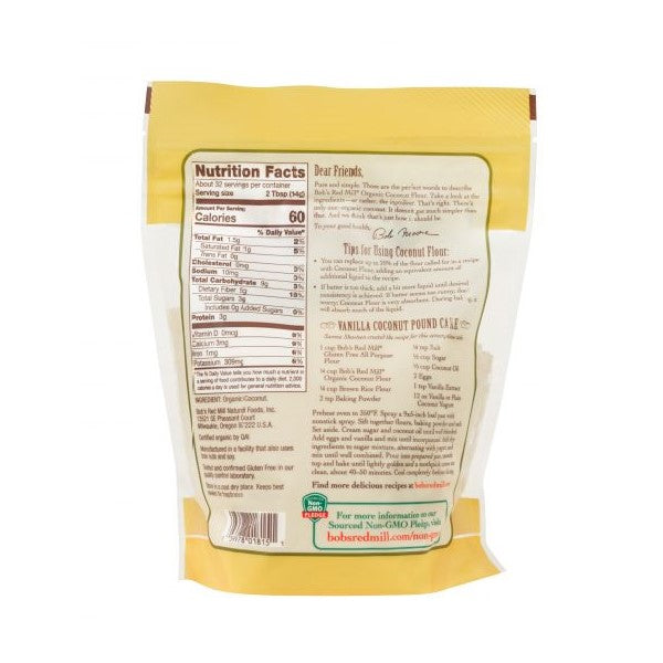 Bob's Rot Mill Organic Coconut Flour 454 g