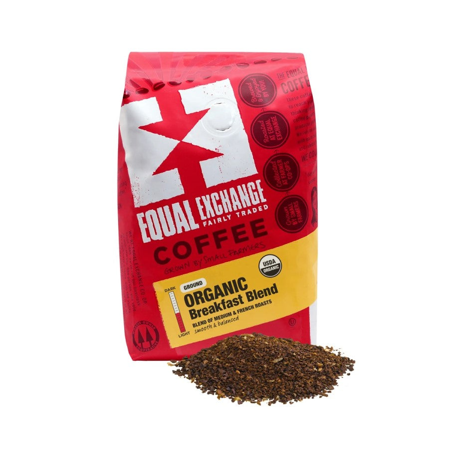 Gleicher Austausch Organischer Kaffee Frühstück Blend Ground 34 g