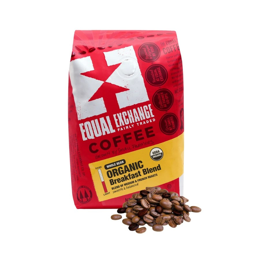 Equal Exchange Organic Coffee Frühstück Blend Whole Bean 34 g