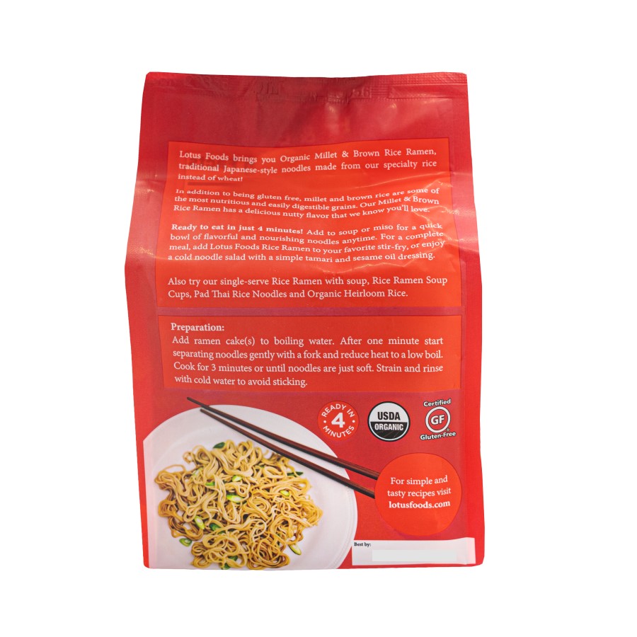 Lotus Foods Organic Hirse & Braun Rice Ramen 283 g