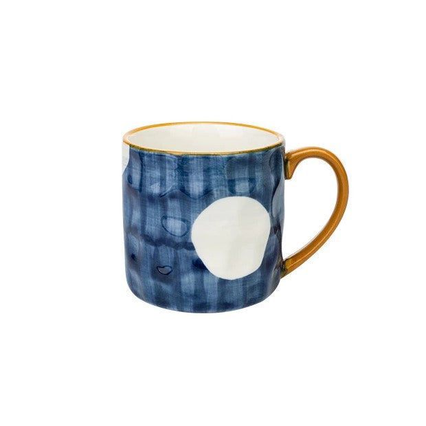 Nautical Style Keramikbecher mit glätten Glättglas Finish
