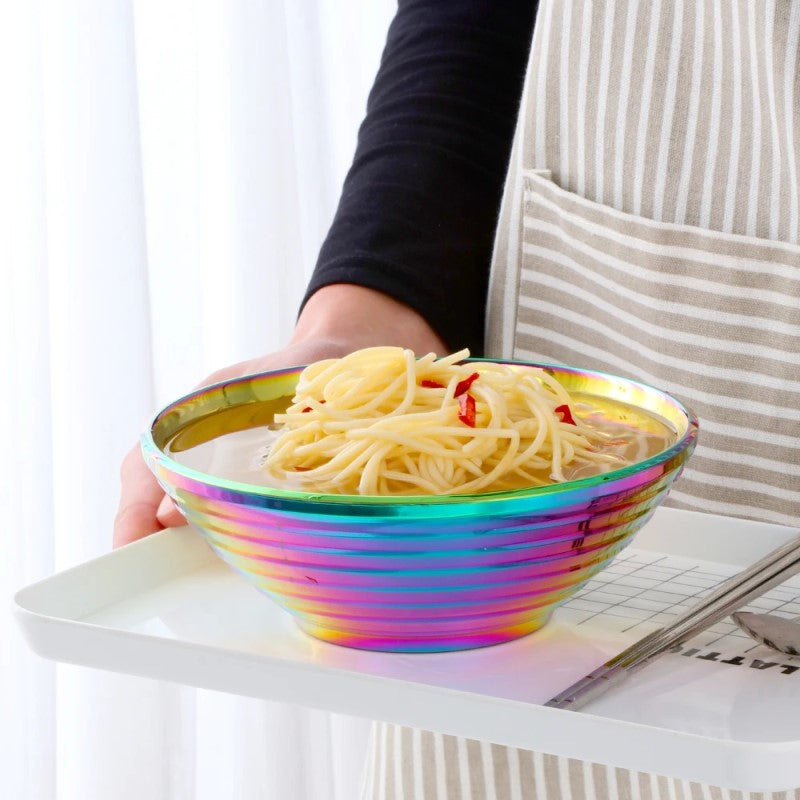 Glam Edelstahl Insulated Bunte große Nudelschalen