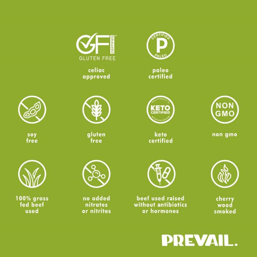 Prevail Grass-Fed Beef Jerky Lemongrass 64 g