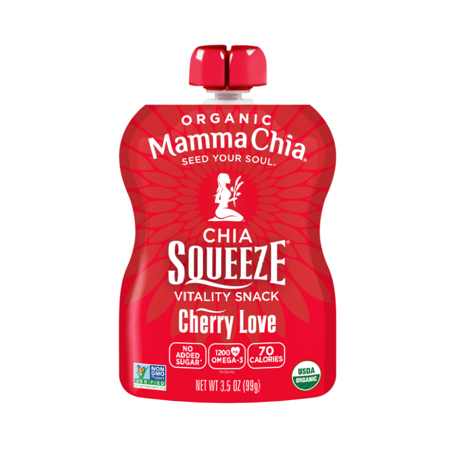 Mamma Chia Organic Chia Squeeze Cherry Liebe 99 g