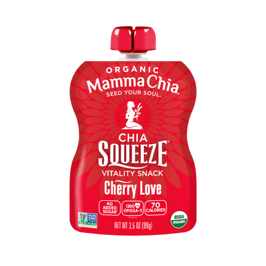 Mamma Chia Organic Chia Squeeze Cherry Liebe 99 g