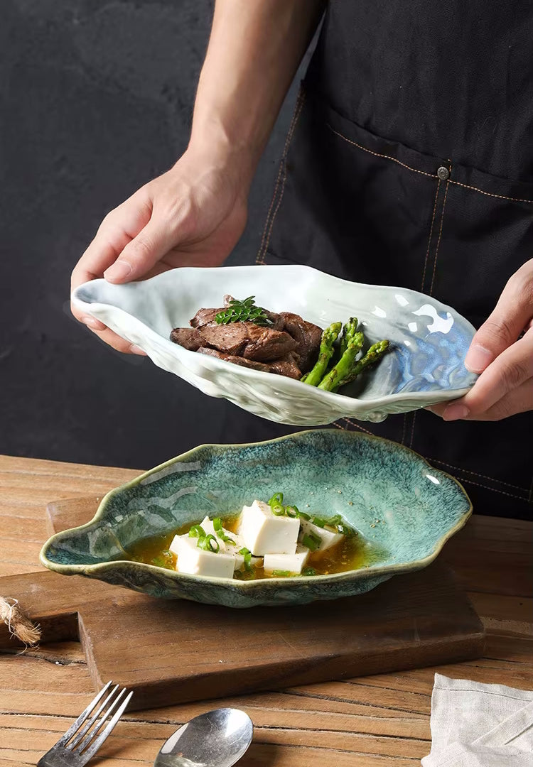 Seashore Oyster Formte Keramik Dekorative Serveware