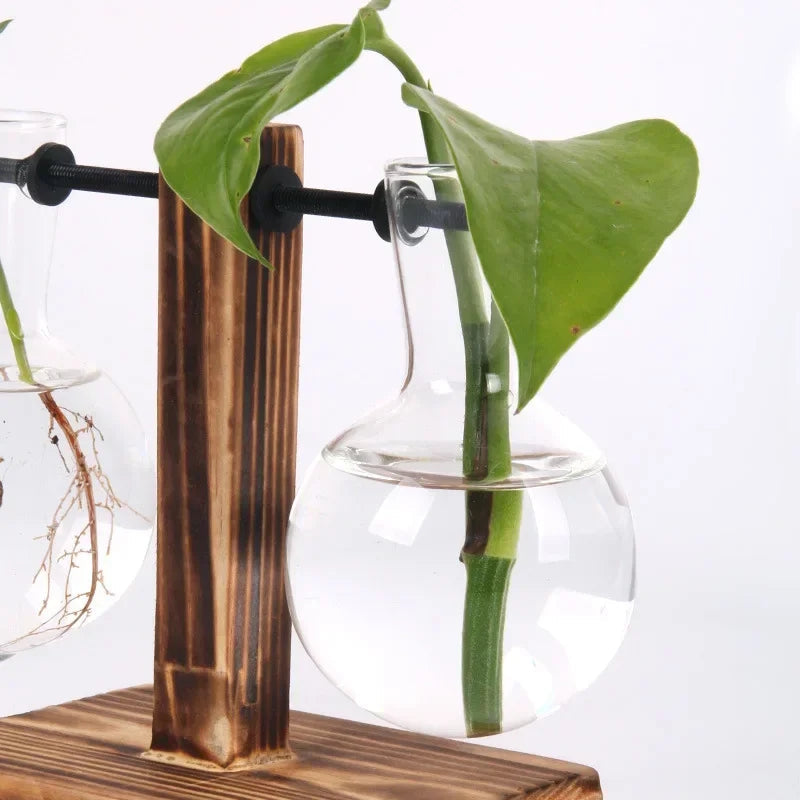 Glas & Holz Hängeposten Tabletop Vasen