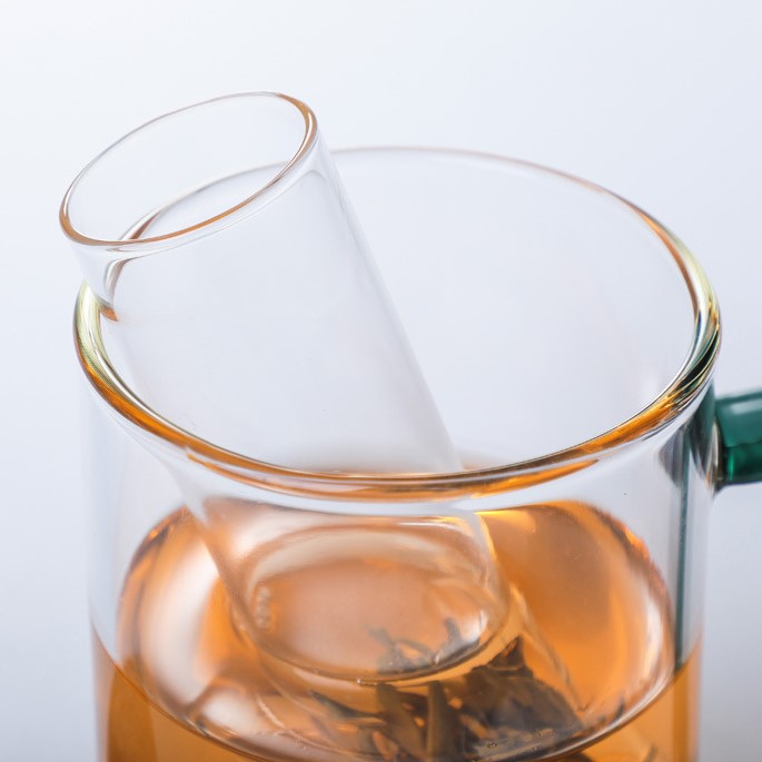 Glas Tube Lose Blatt Tee & Kräuter-Infuser mit Stopper