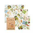 Bienenwachs-Wrap Assorted 3 Packung - Mehrere Drucke