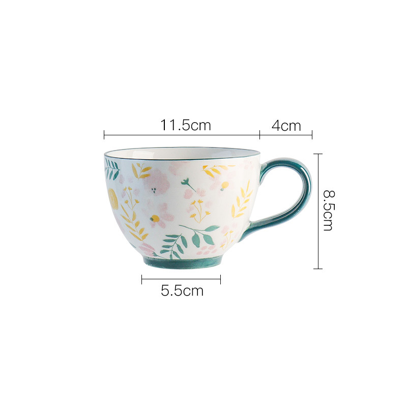 Dawn Retro Style Keramikgetreidebecher