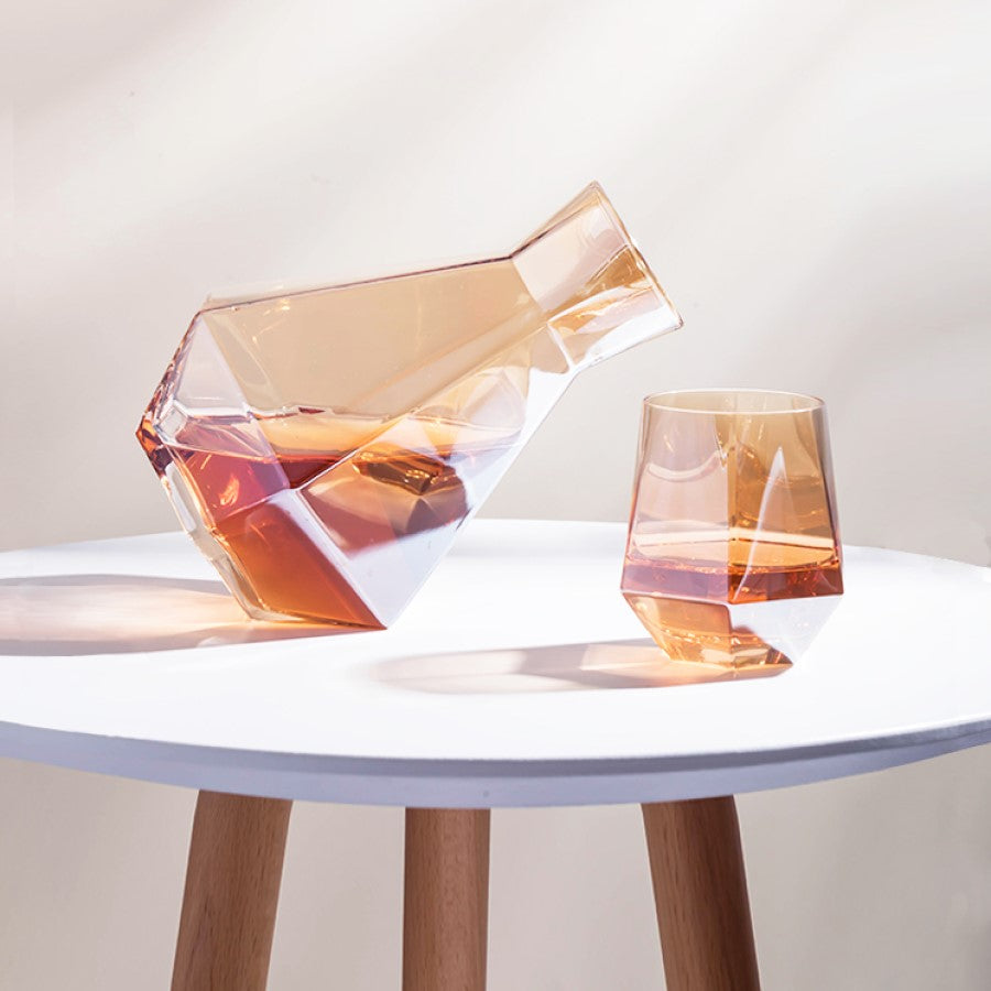 Nordischer Stil Fraktal Glas Karaffe & Cups