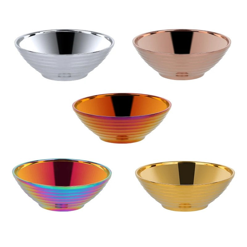Glam Edelstahl Insulated Bunte große Nudelschalen