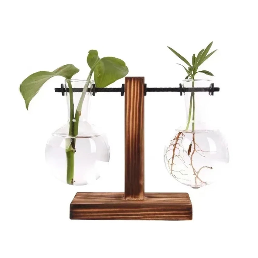 Glas & Holz Hängeposten Tabletop Vasen