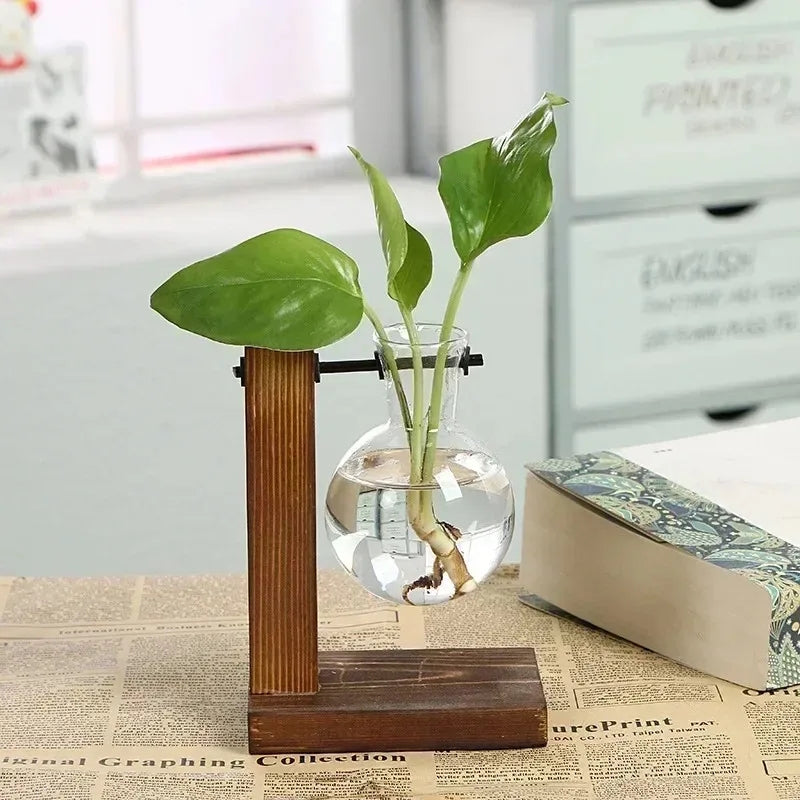 Glas & Holz Hängeposten Tabletop Vasen