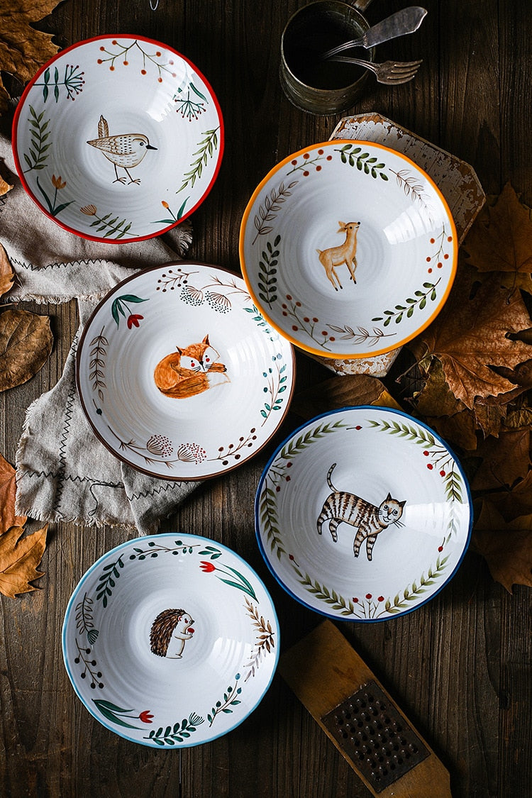 Bayerische Waldtiere Keramikschalen