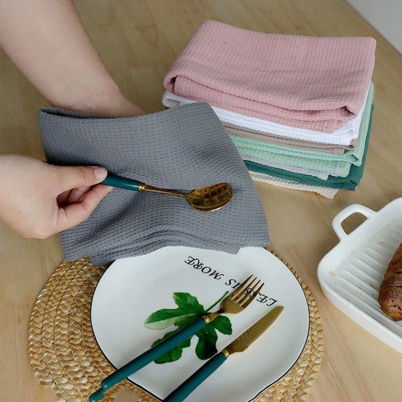 Reine Baumwolle Waffel Strick Küche Handtuch