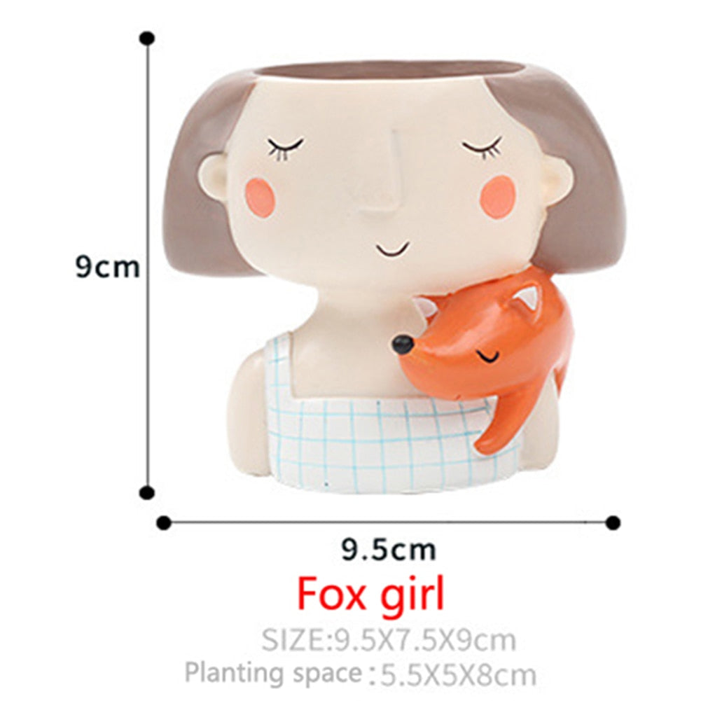 Pflanze Lady Mini Succulent Bonsai Cactus Planter Töpfe